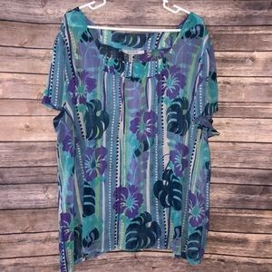 Avenue sheer top